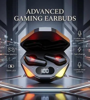 Black Earbuds gaming Earbuds